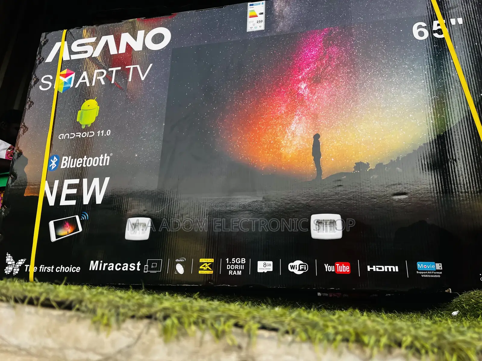 Asano 65” UHD Smart Android Frameless