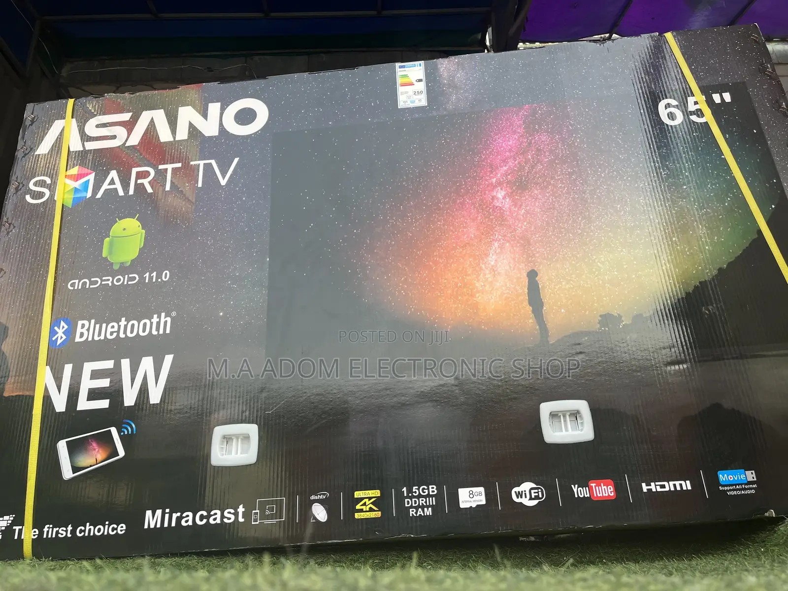 Asano 65” UHD Smart Framless
