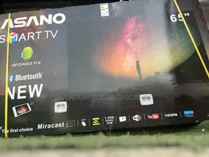 Brand New 65” Asano UHD Smart Android 11.1 Bluetooth Tv