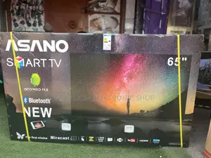 New in Box Asano 65” UHD Smart Led Tv