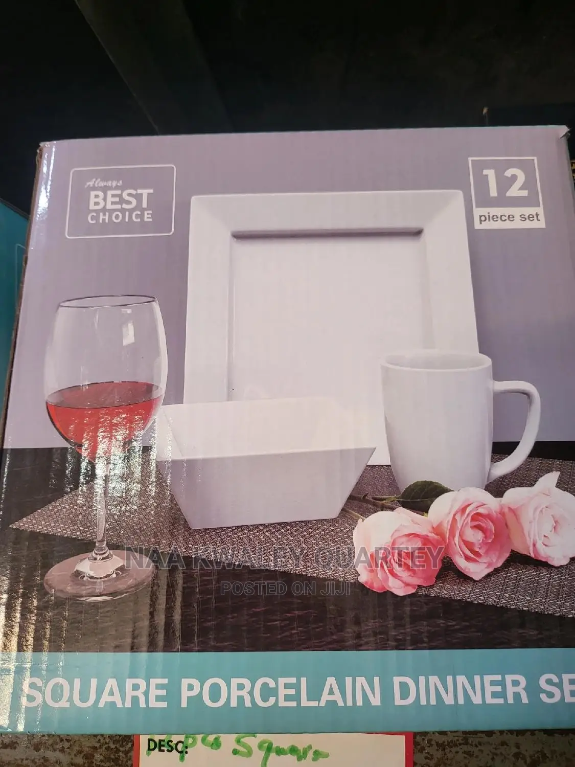 12pcs Square Dinner Set