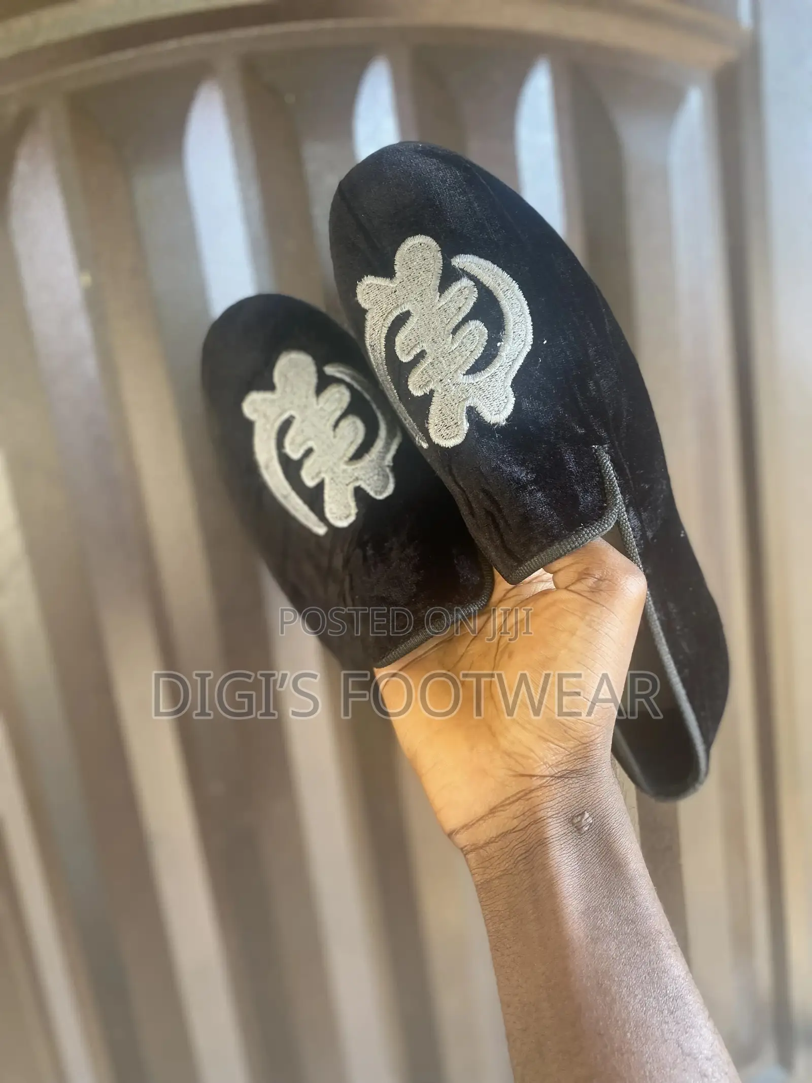 Black “Gye Nyame” Loafer