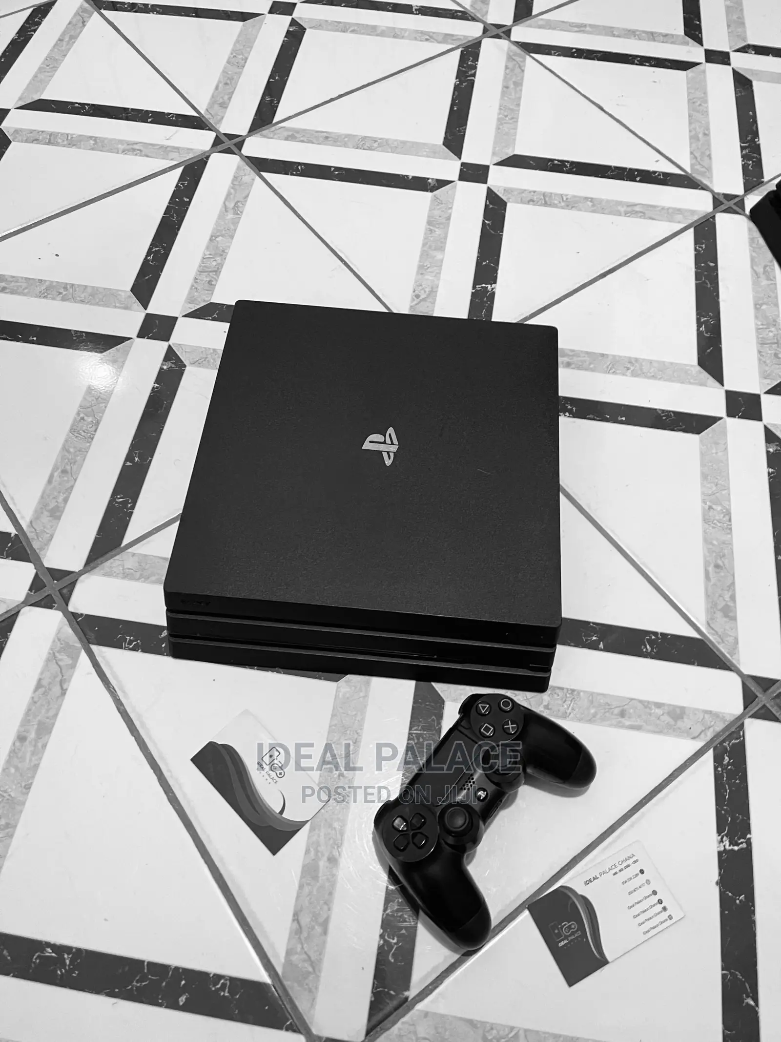 Black Ps4 Pro With 5 Games