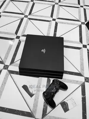 Black Ps4 Pro With 5 Games
