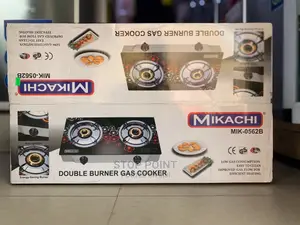 Mikachi Double Burner Gas Cooker