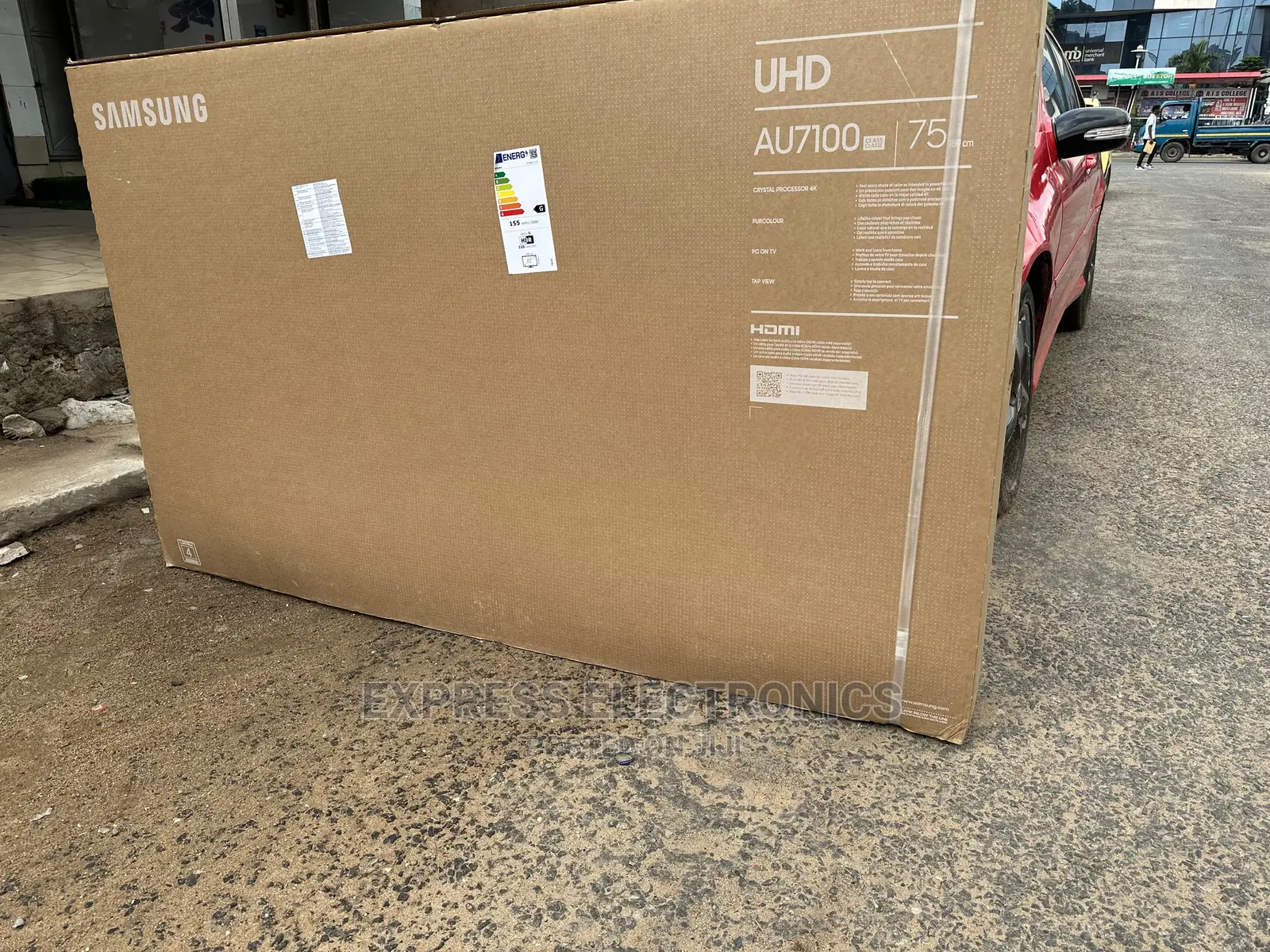 Sit/Enjoy Crystal Clear UHD Smart 75”Samsung Series 7