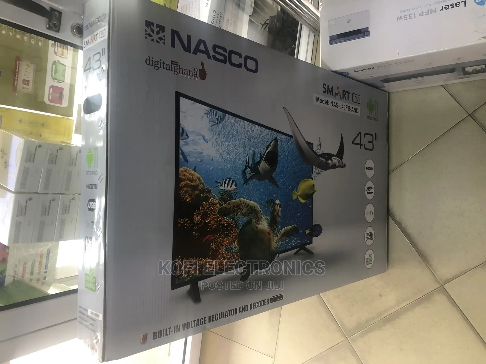 Incomparable Visual Feast Nasco 43inches Smart Full HD TV