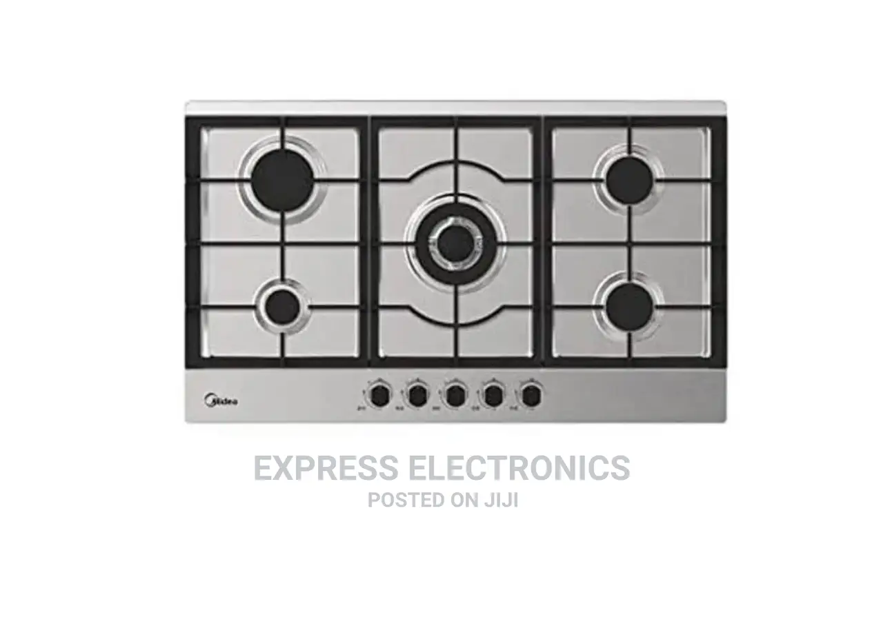 Midea Built-in Gas Hob 90g50me005-SFT , 5 Burner, 90 X 51 Cm