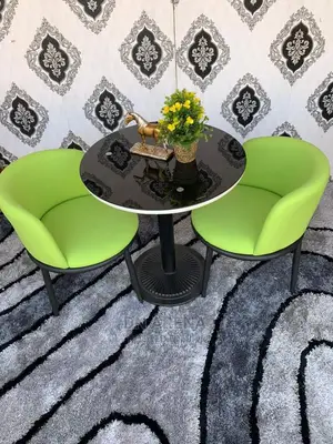 2 Chairs With a Table Set