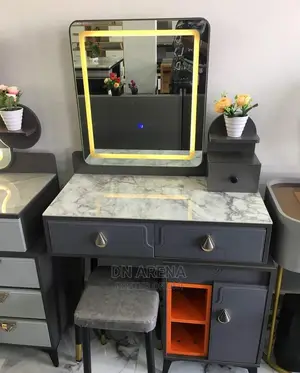 Make-Up Table With Inbuilt Led Lights Set