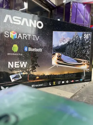 Asano 55” UHD Android Frameless Netflix Youtube Tv