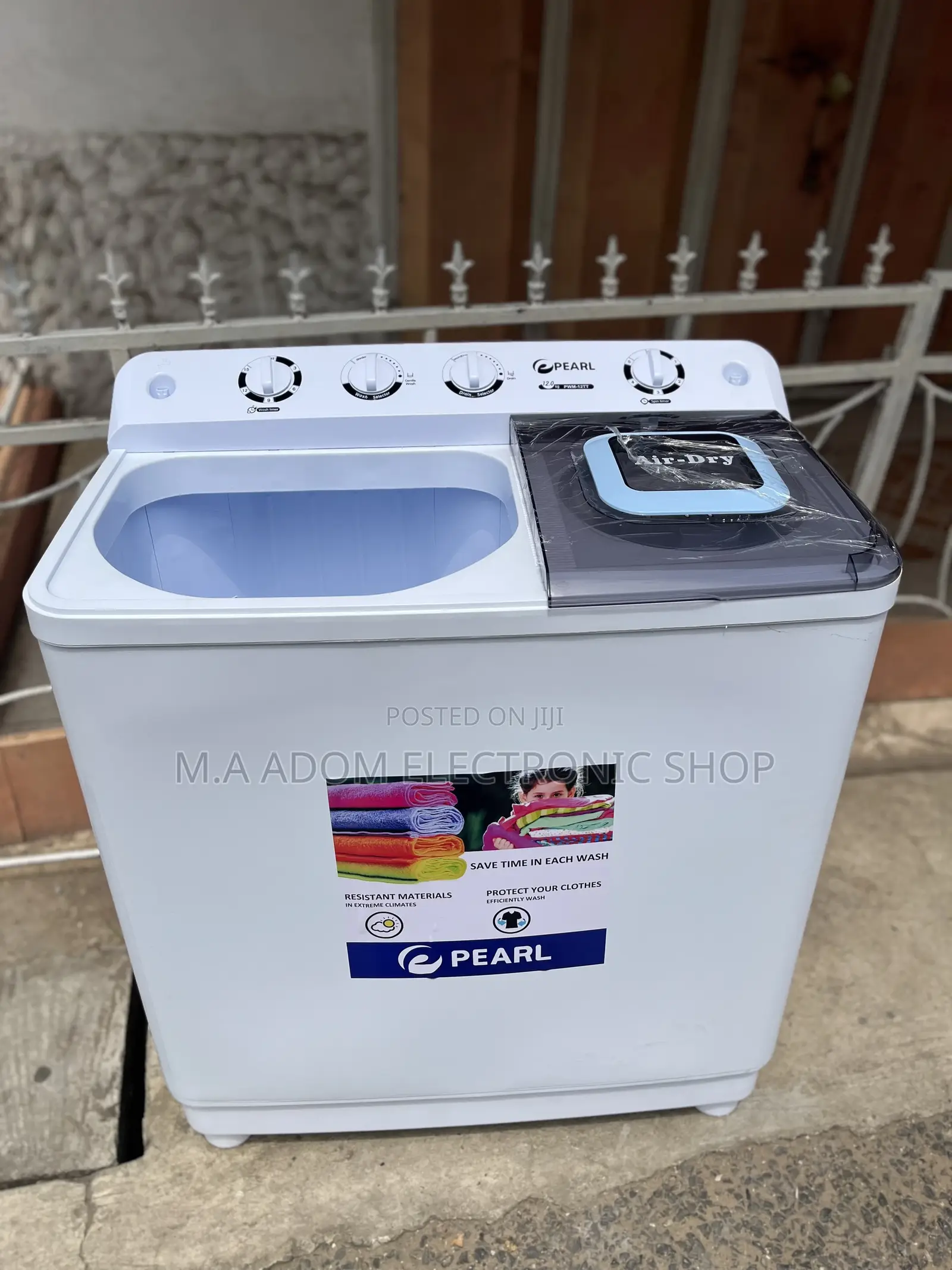 Energy Saving Pearl 12kg Twin Tub Washing Machine
