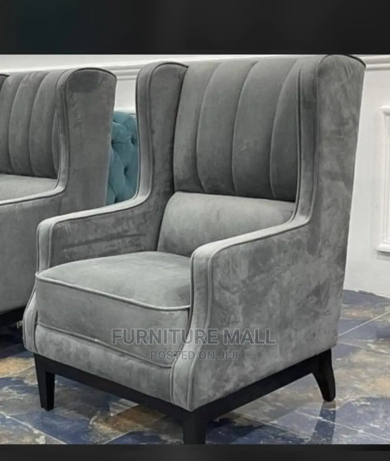 Gray Colored Royal Sofa. Single . Free Delivery
