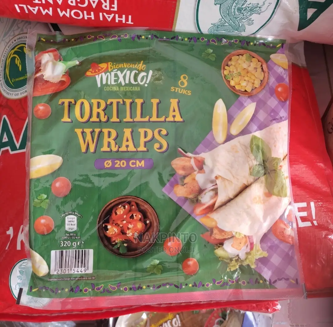 Wheat, Multi Grain Tortilla Wraps 25cm