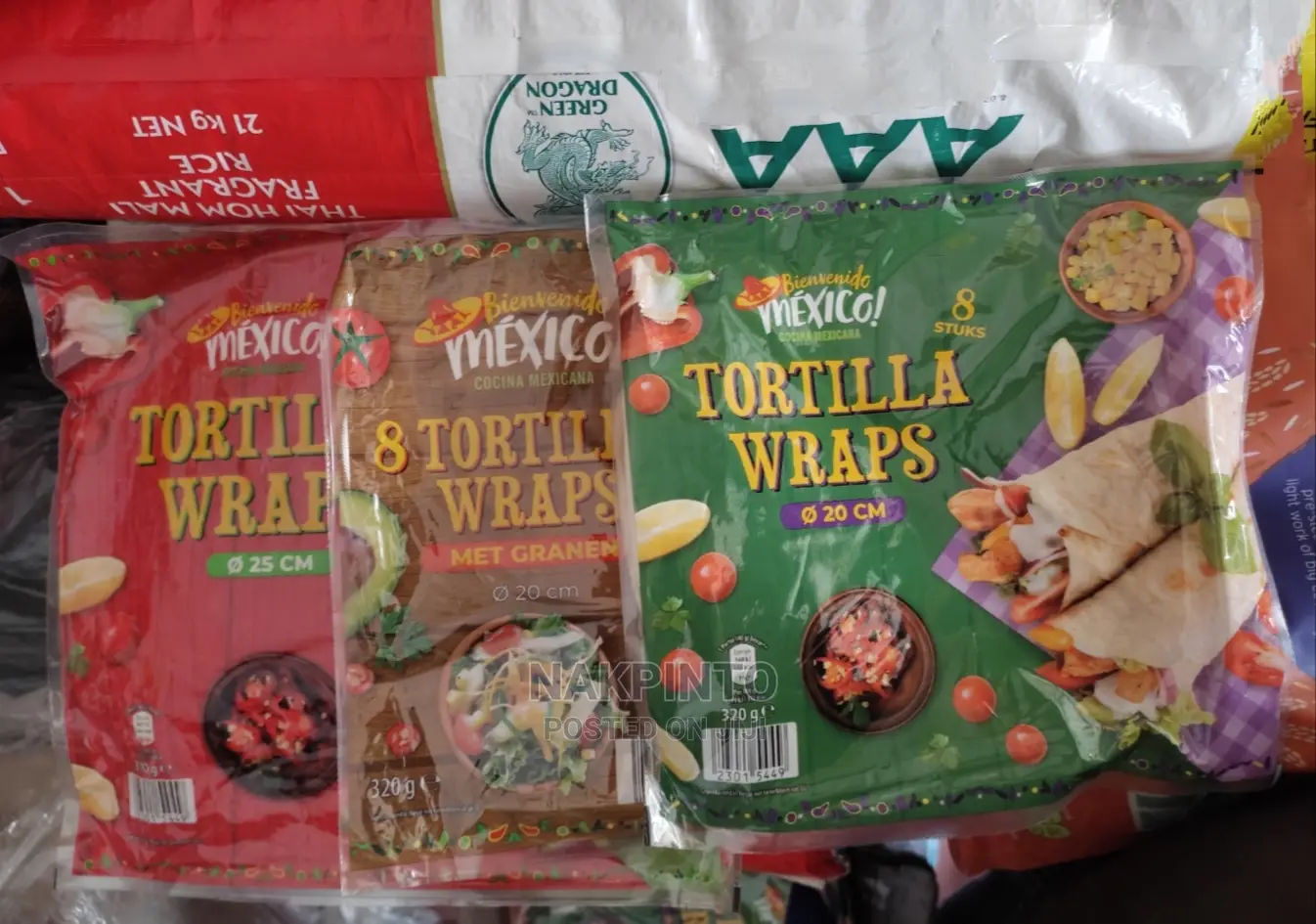 Wheat, Multi Grain Tortilla Wraps 25cm