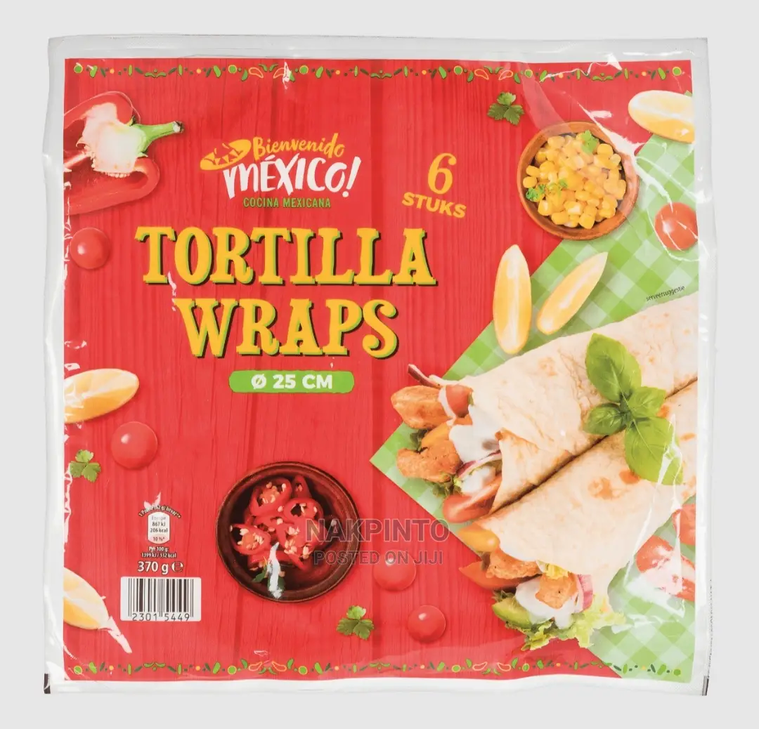 Wheat, Multi Grain Tortilla Wraps 25cm
