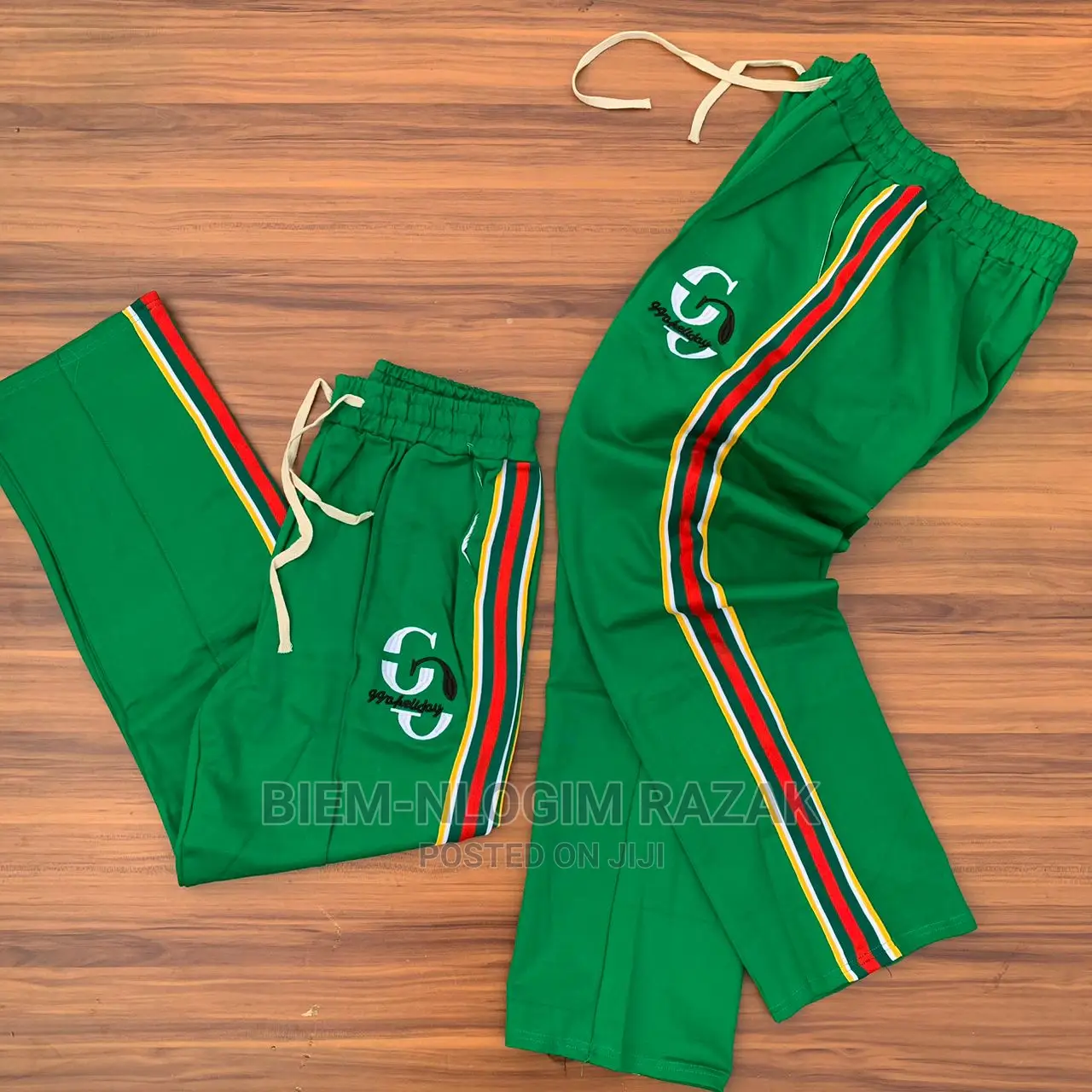 Original Adidas N Gucci Joggers Available in Stock