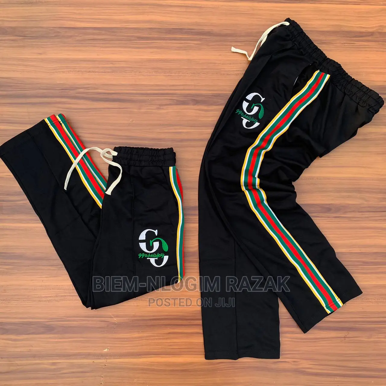 Original Adidas N Gucci Joggers Available in Stock