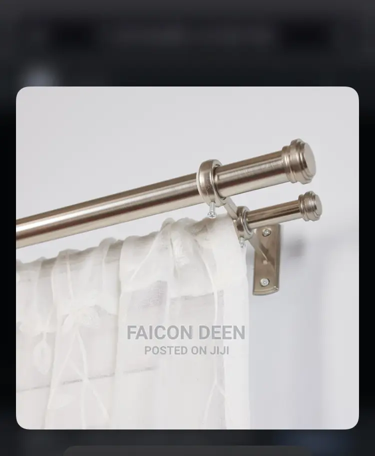 Extendable Double Window Curtains Rods/Bar