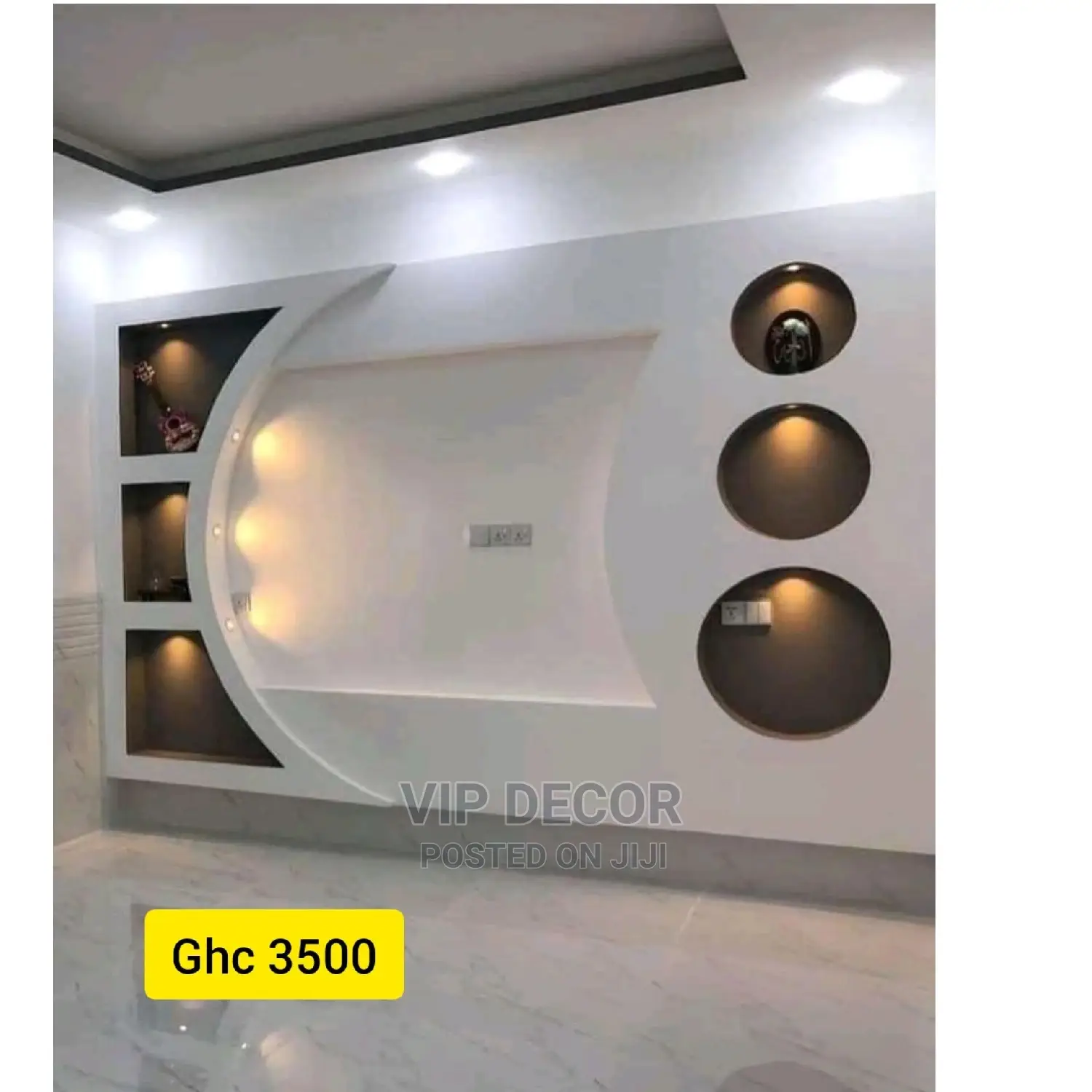 P.O.P: Vip TV Unit and Ceilling