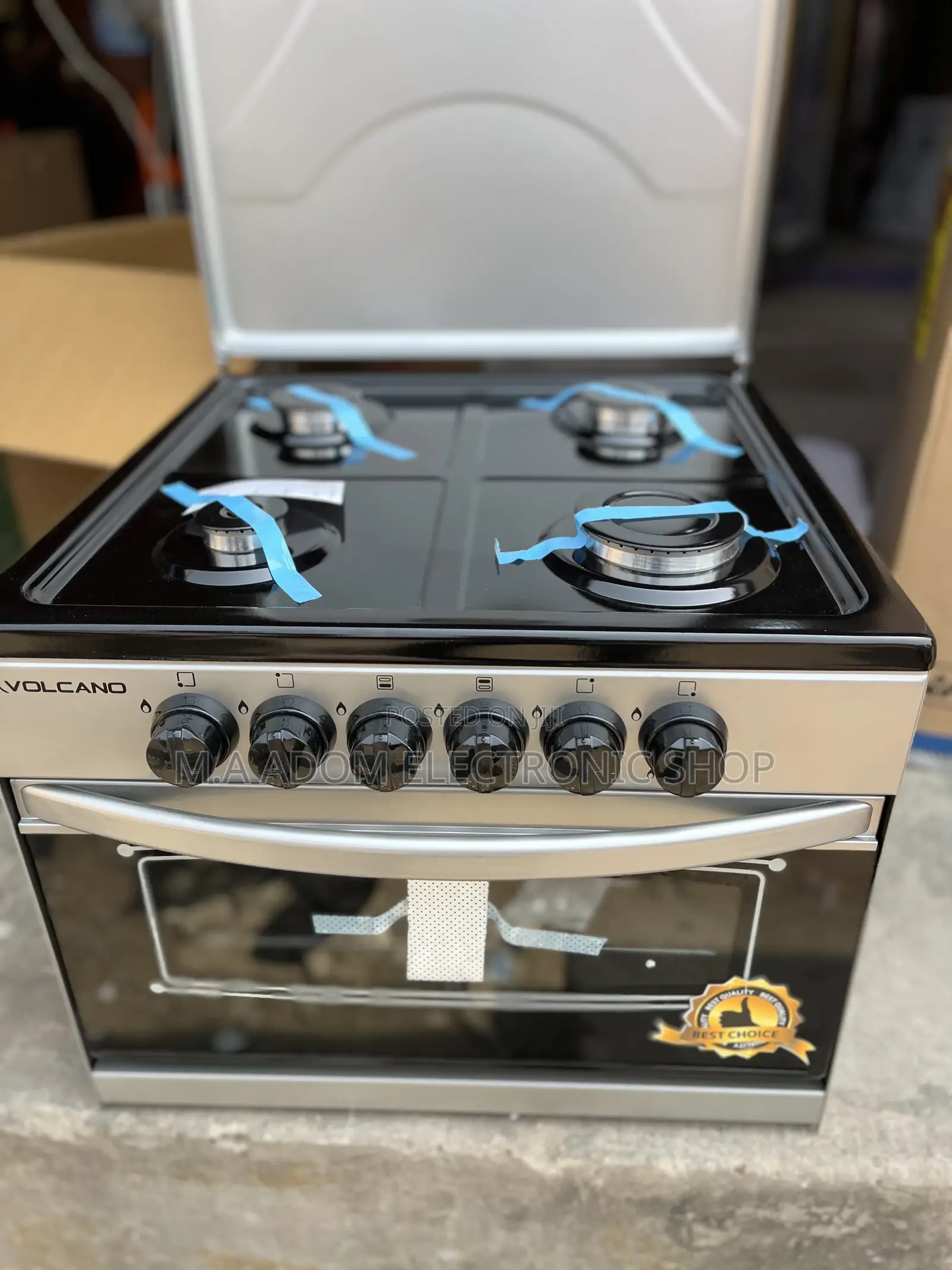 Bed Size 4 Burner Gas Cooker With Oven