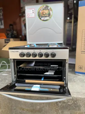 Anti Rust Volcano 4 Burner Gas Cooker With Oven