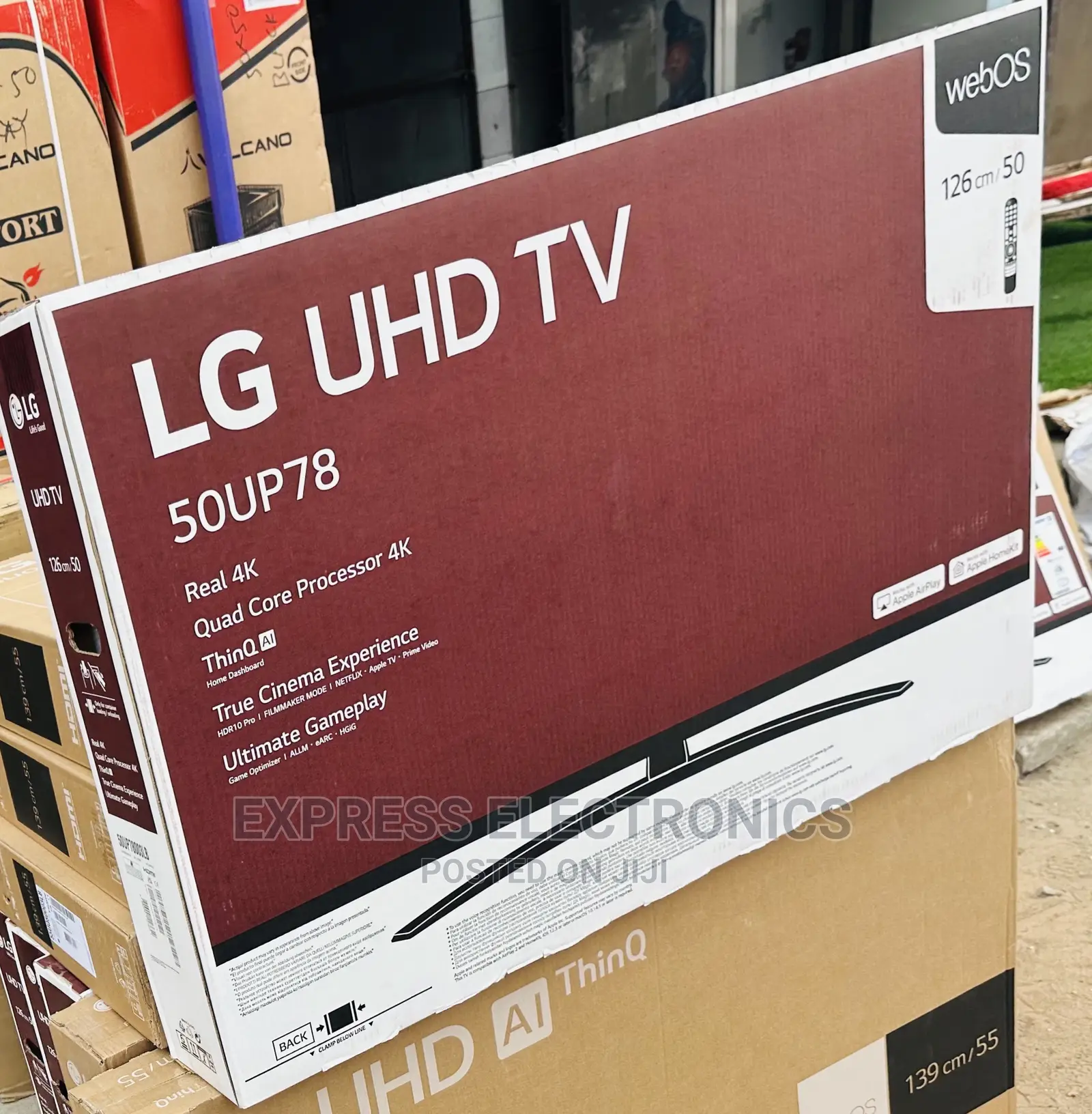 Vibrant Picture Quality UHD LG Up78000 Series 50”Smart