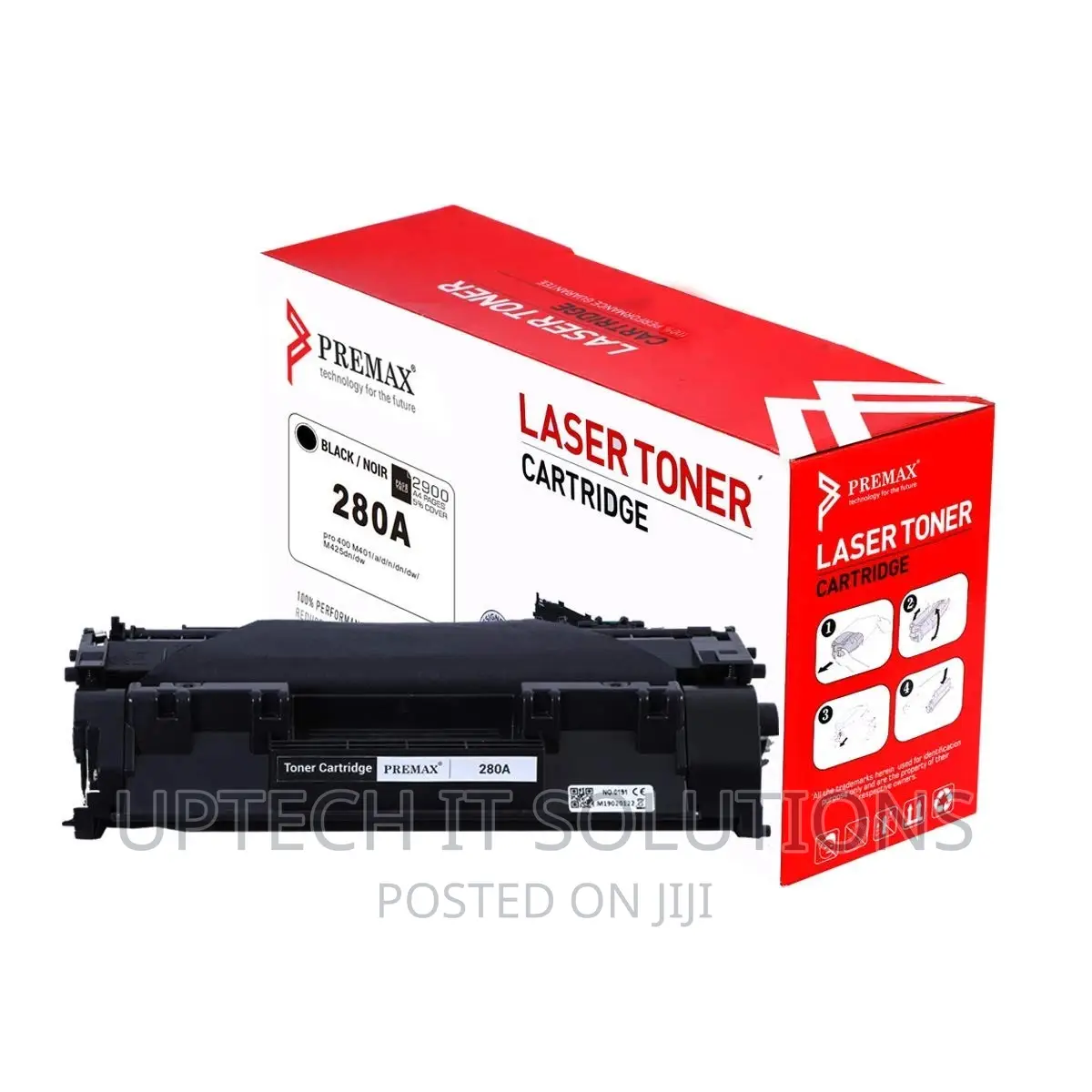 Premax Compatible Laser Toner - PM-280A, Black