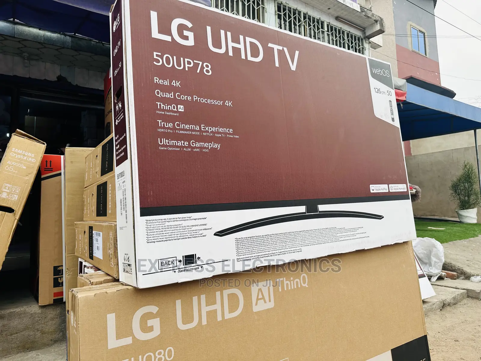 Enjoy Brand New LG 50” Uhd Smart TV