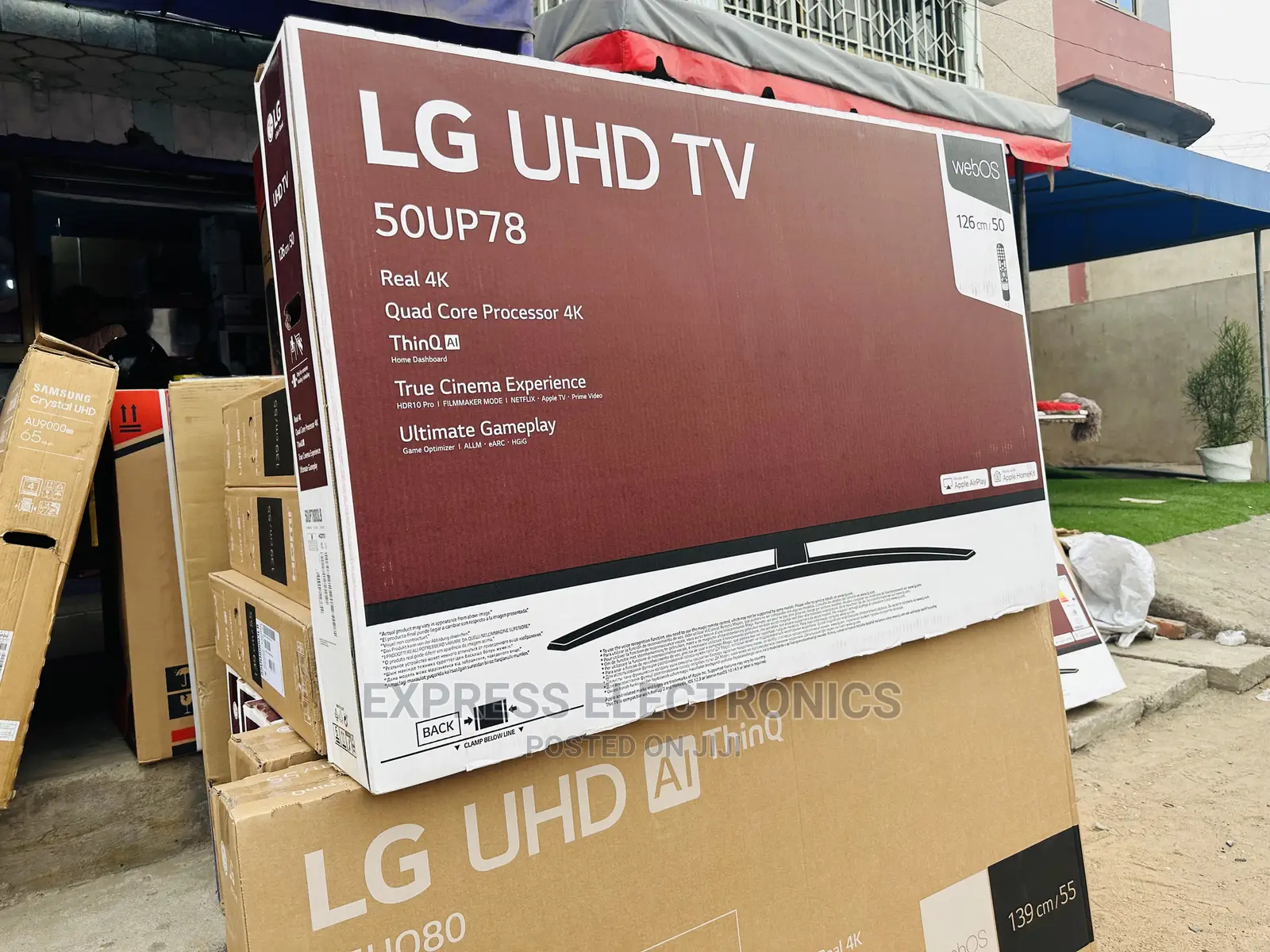 SUPER CLEAR 50” UHD Smart TV(Netflix, Airplay Etc)