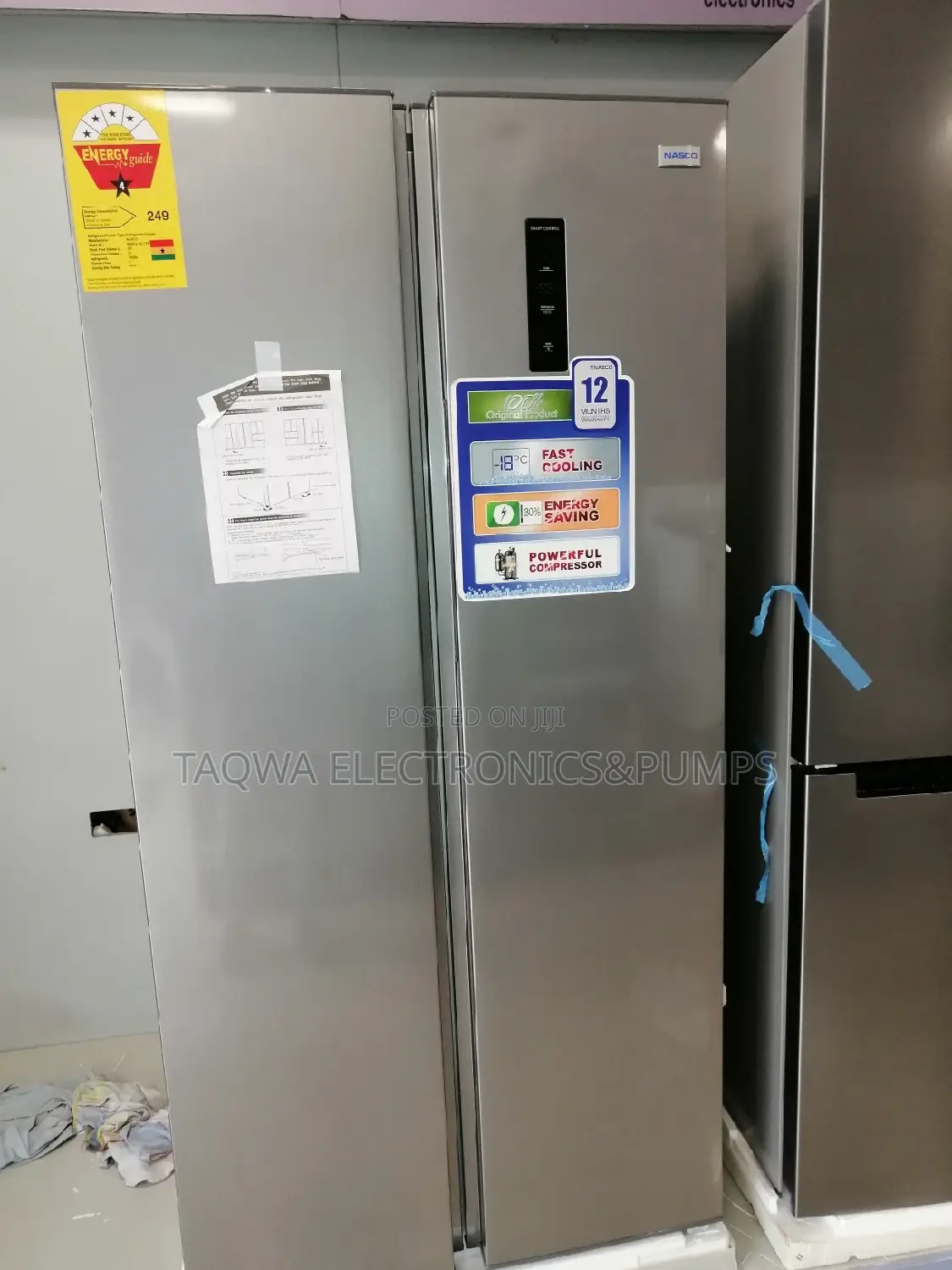 Two Side by Side Doors Nasco Refrigerator