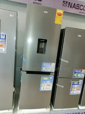 Nasco 329litre Dispenser Double Door Fridge