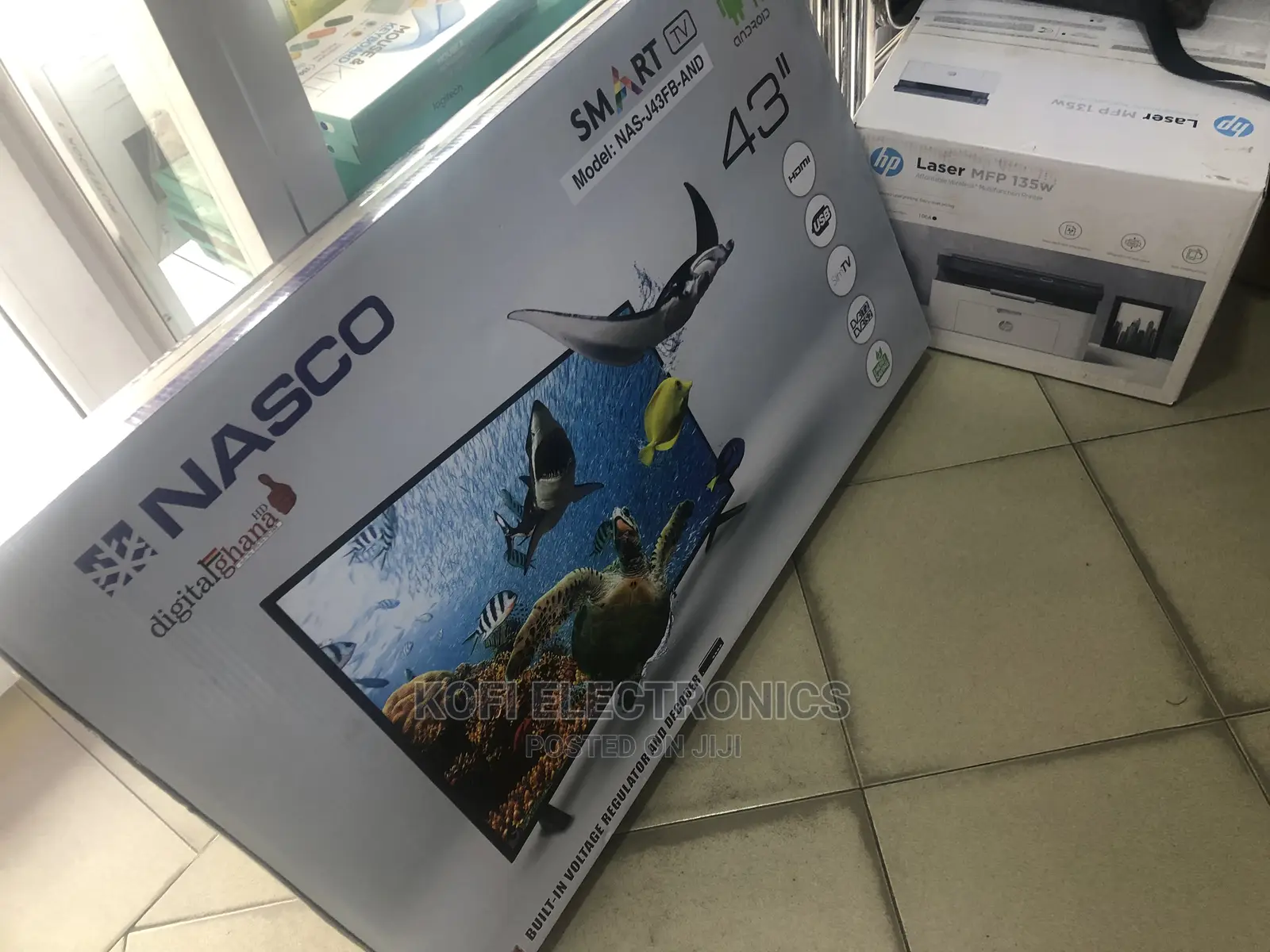 Smart Android TV - HDMI - USB Nasco 43inches Tv