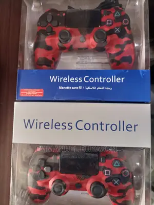 PS4 Controller Red (Camouflaged Colour)