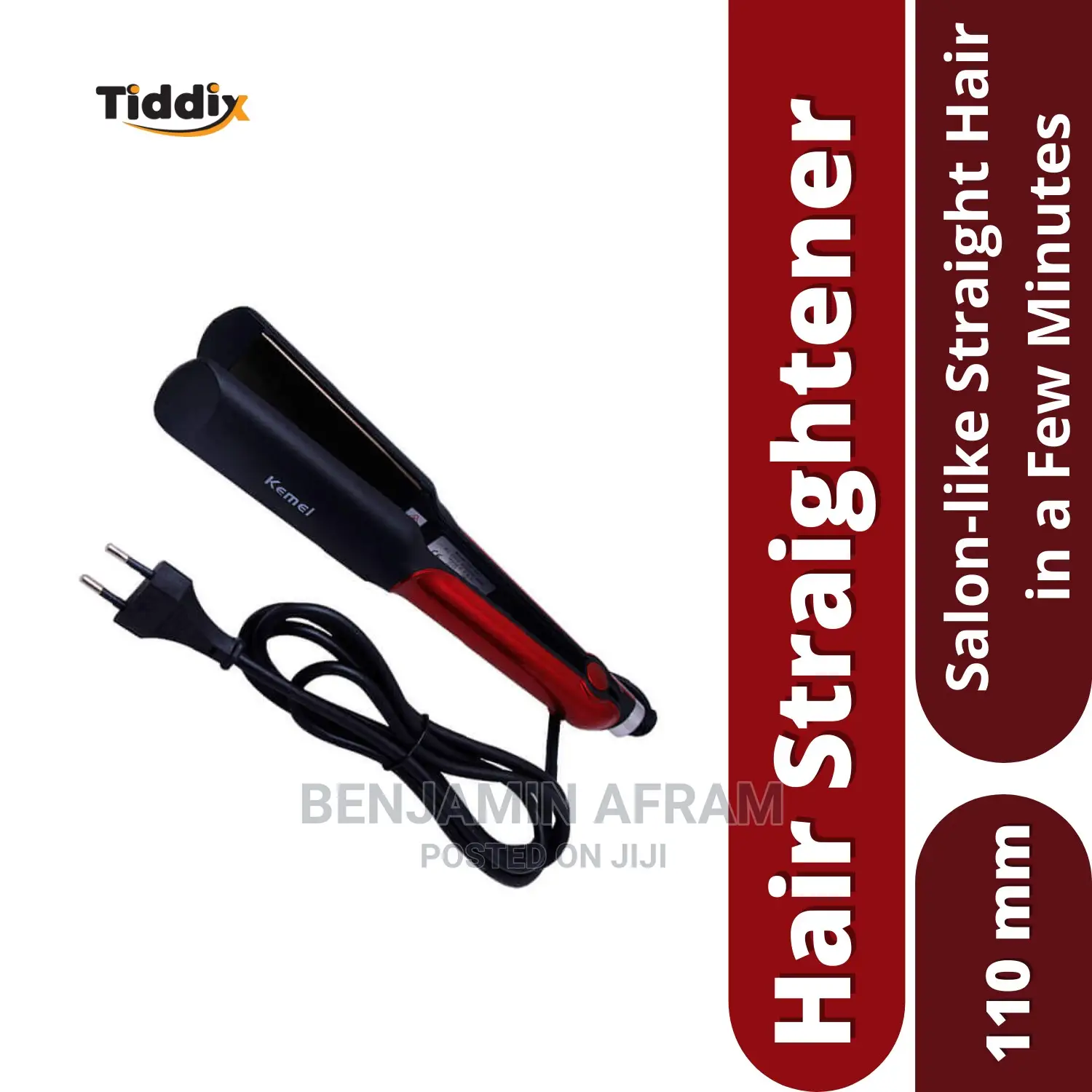 Hair Straightener. Salon Straightener