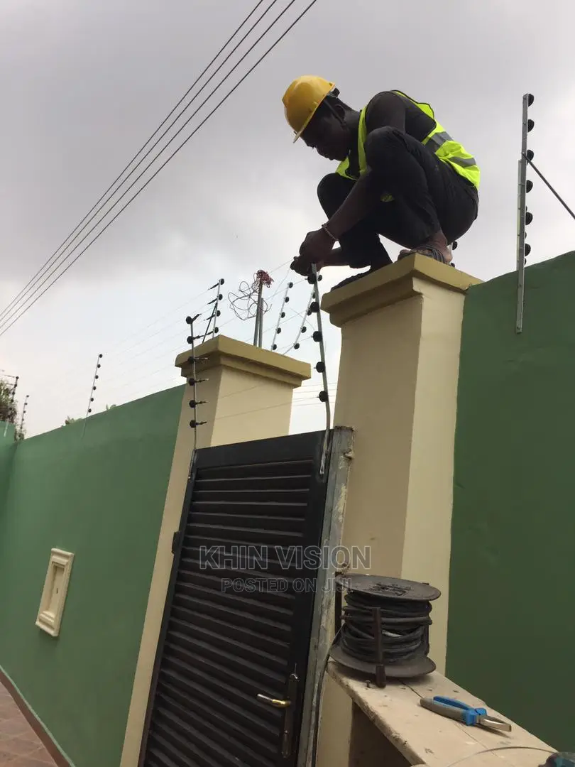 Electric Fence Security Installation