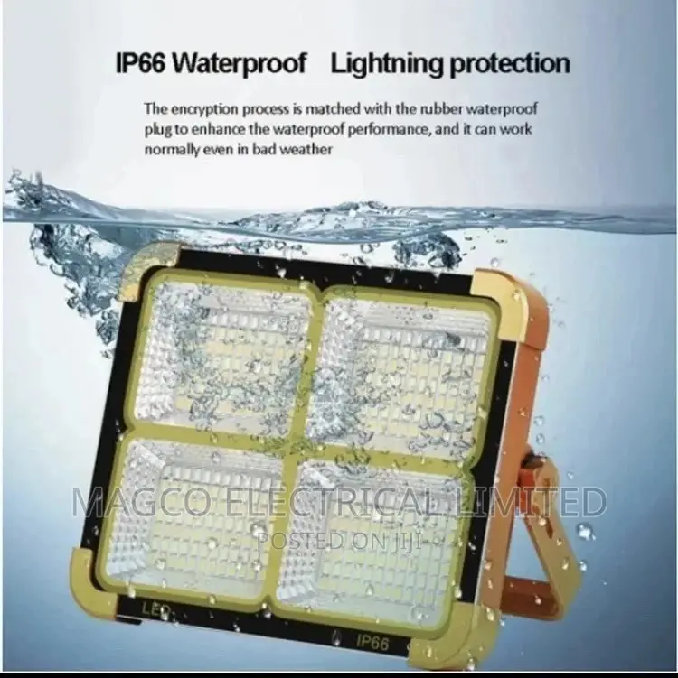 Solar Charging Light With Power Bank