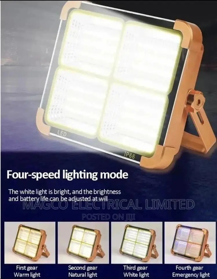 Solar Charging Light With Power Bank