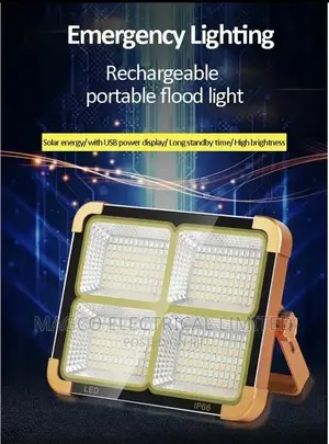 Solar Charging Light With Power Bank