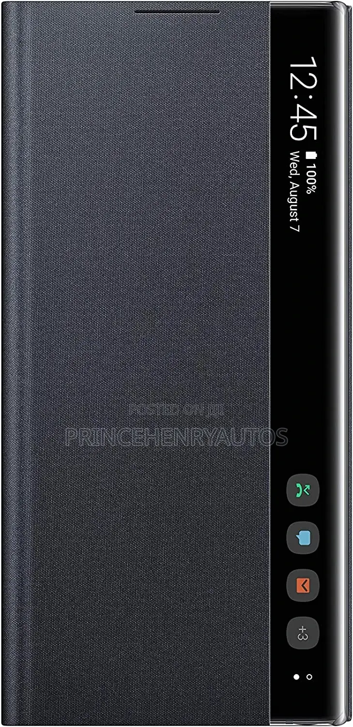 Samsung EF-ZN970CBEGUS Galaxy Note10 Case, S-View Flip Cover