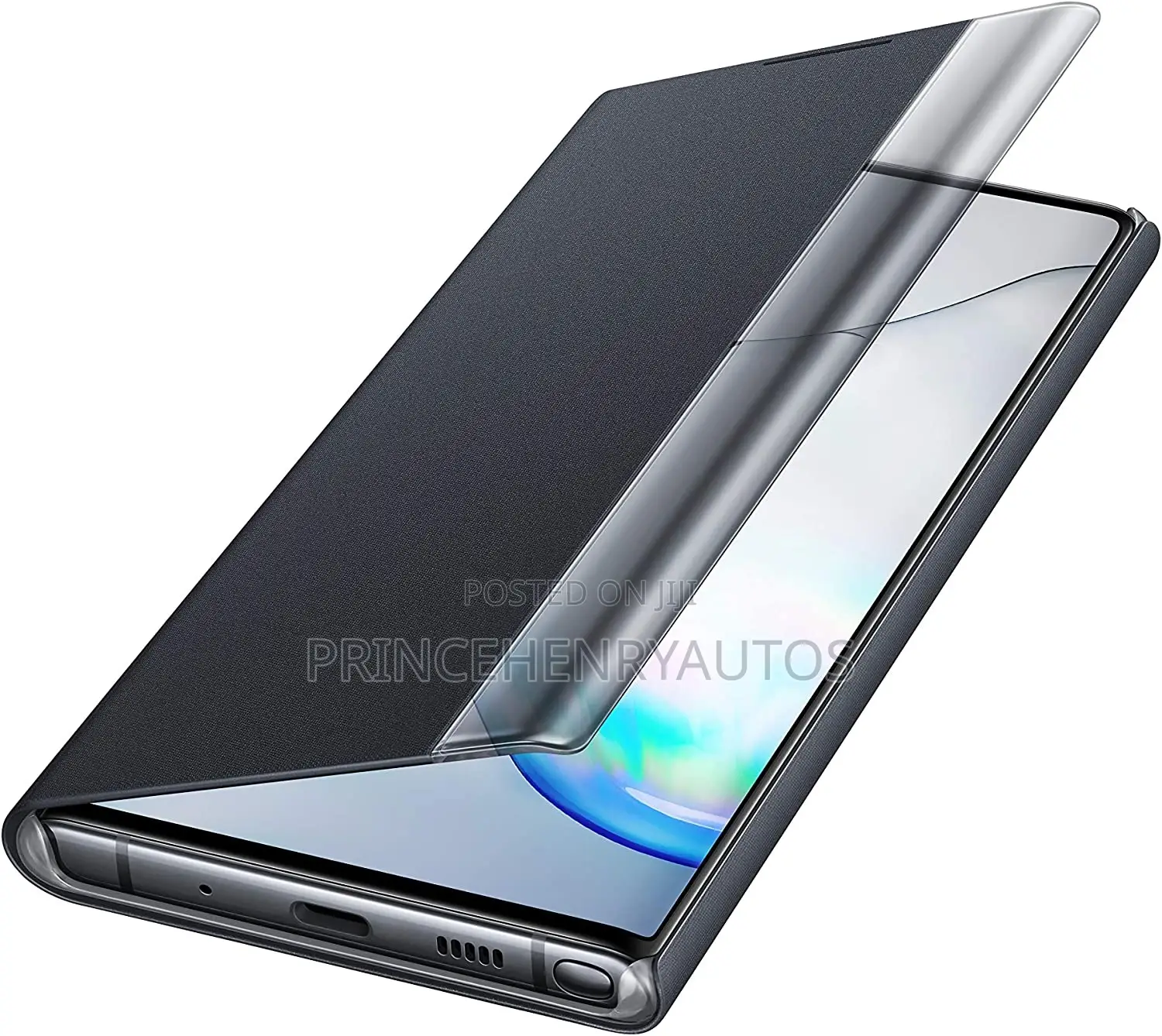 Samsung EF-ZN970CBEGUS Galaxy Note10 Case, S-View Flip Cover