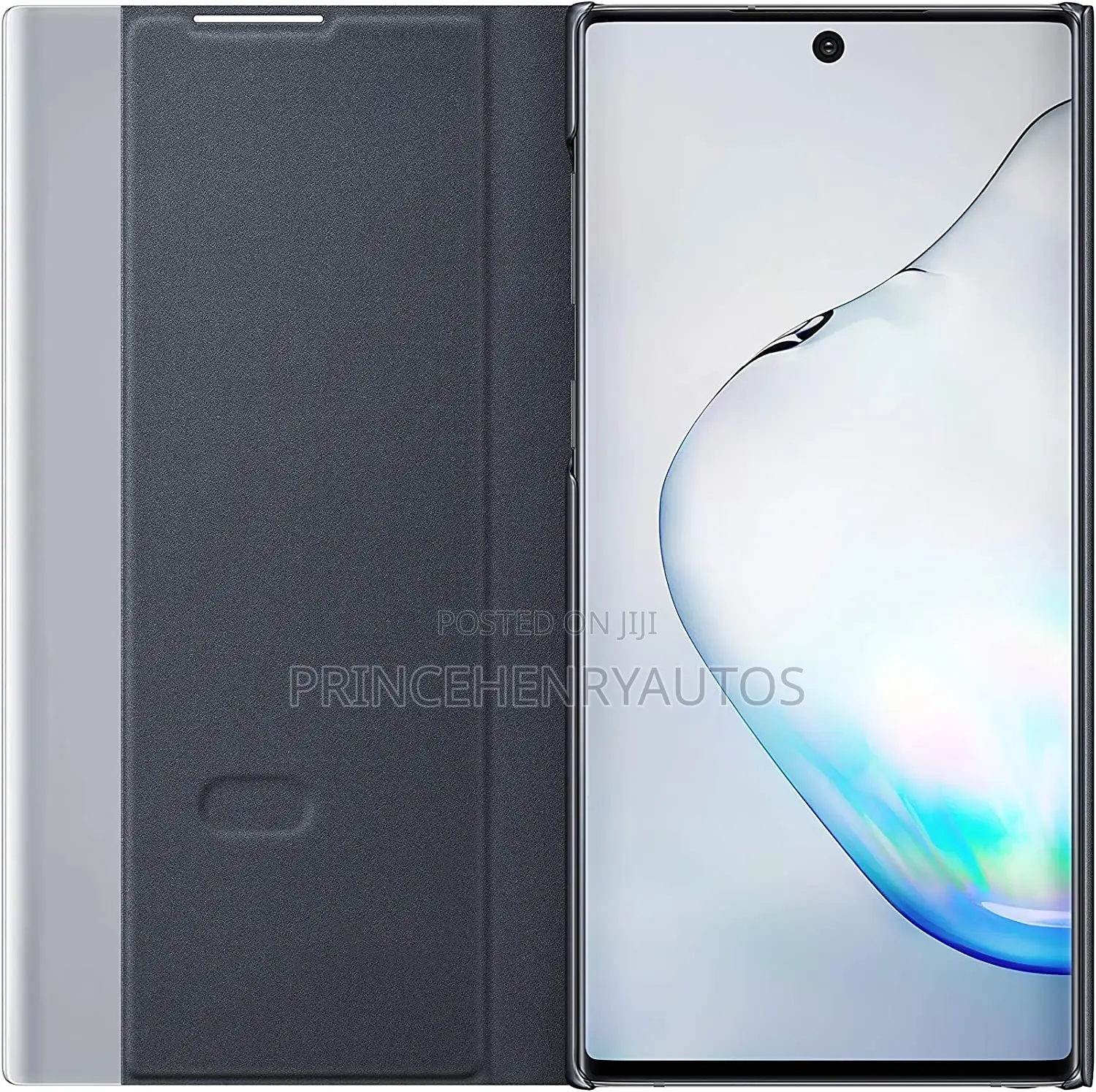 Samsung EF-ZN970CBEGUS Galaxy Note10 Case, S-View Flip Cover