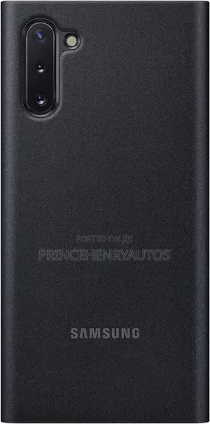 Samsung EF-ZN970CBEGUS Galaxy Note10 Case, S-View Flip Cover