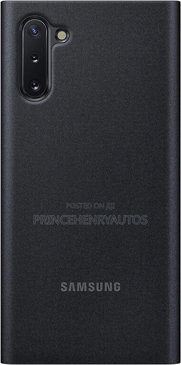 Samsung EF-ZN970CBEGUS Galaxy Note10 Case, S-View Flip Cover