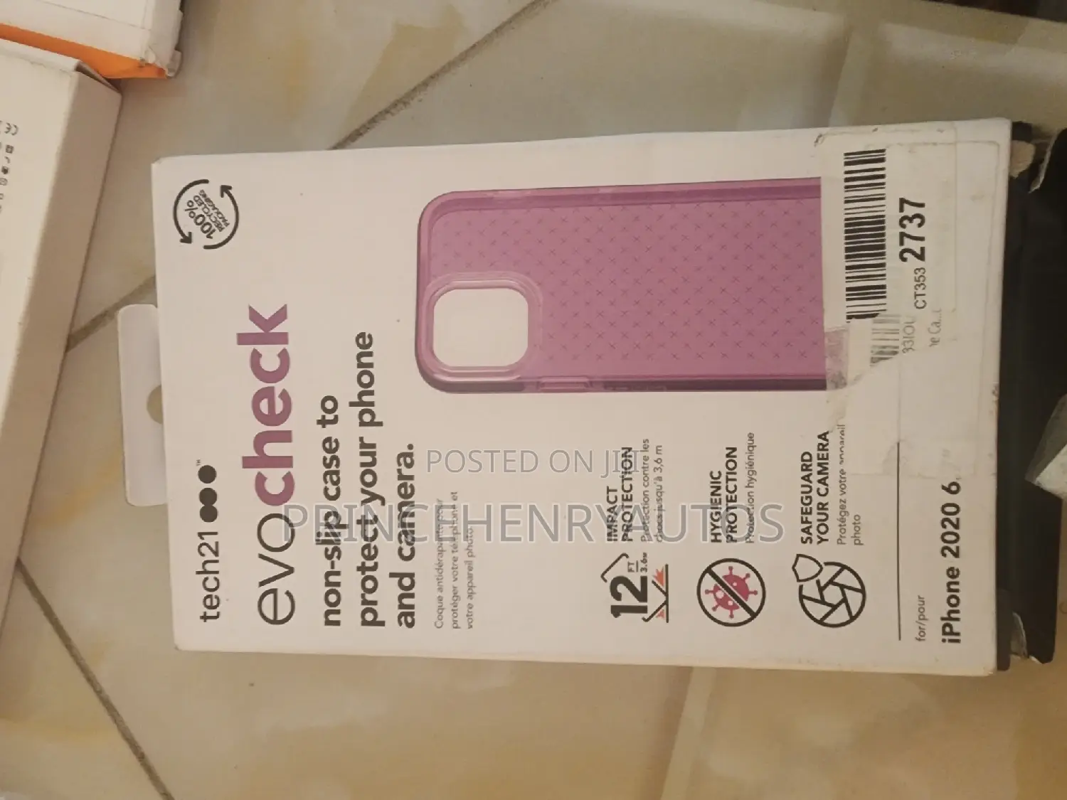Tech21 Evo Check Phone Case for Apple iPhone 12 Pro Max