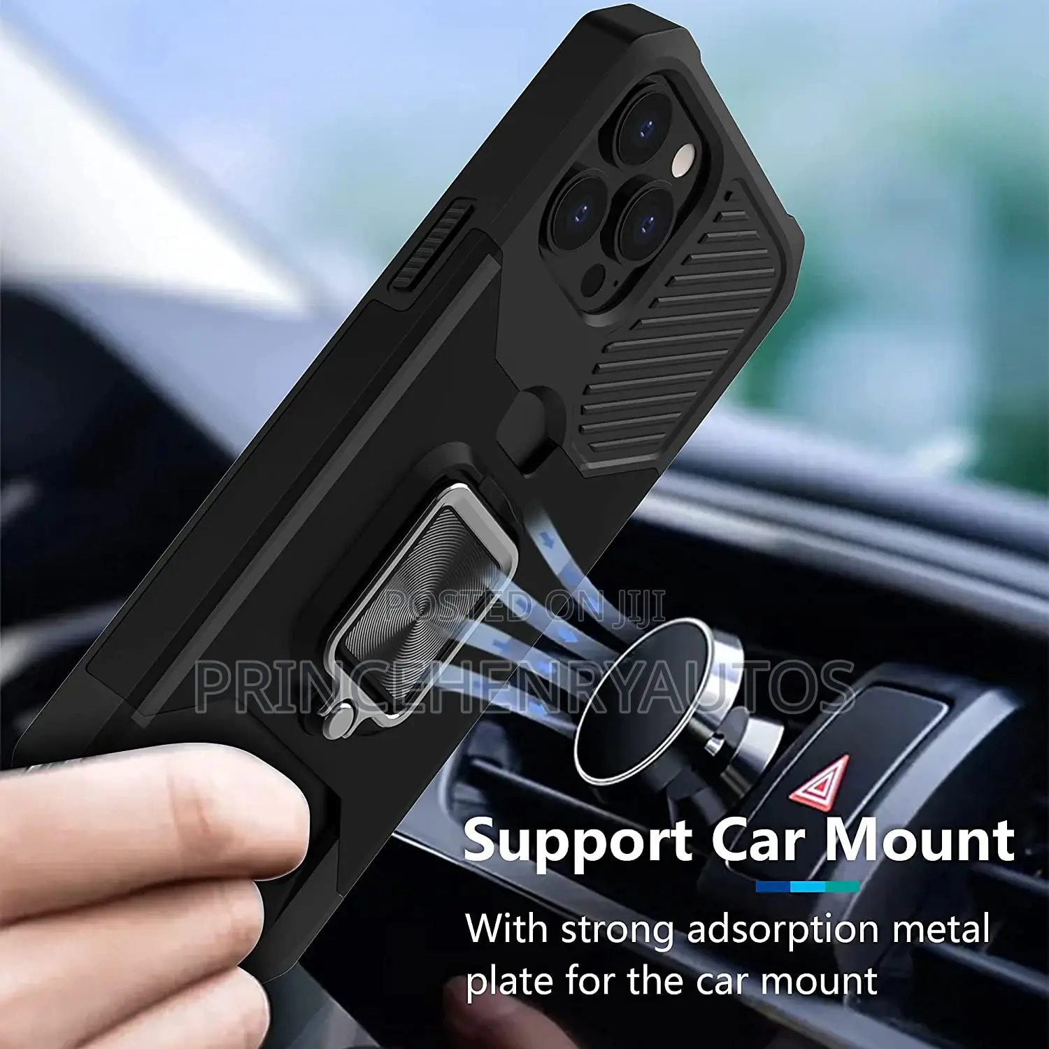 Kingshark Wallet+Kickstand+Heavy Duty Case for iPhone 13