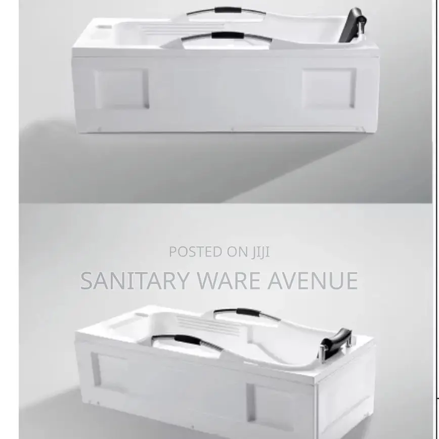 Bathtub + Panel - Straight Bath - Acrylic Fibre Bath