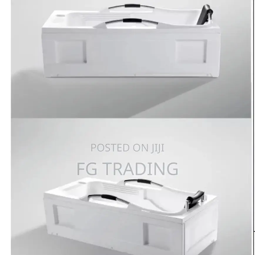Bathtub + Panel - Straight Bath - Acrylic Fibre Bath