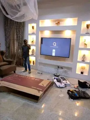 Tv Stand Designer and Ceiling Installation