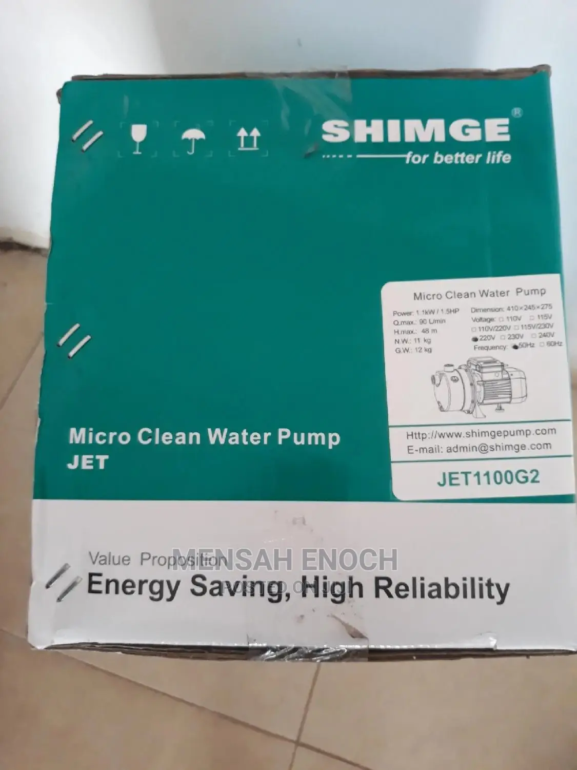 Water Pump 1.5 Hp for Sale